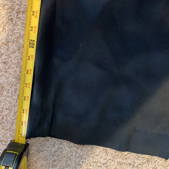 Custom Made Black Satin, Wide Leg Pants, Size is approximately 2X. - Picture 5 of 6